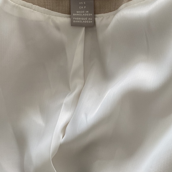 Beige fitted suit blazer jacket - Picture 5 of 6